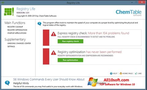 Στιγμιότυπο οθόνης Registry Life Windows 10