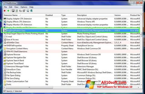 Στιγμιότυπο οθόνης ShellExView Windows 10