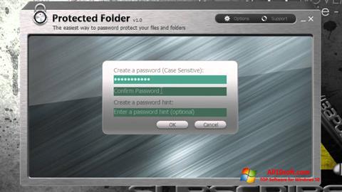 Στιγμιότυπο οθόνης Protected Folder Windows 10