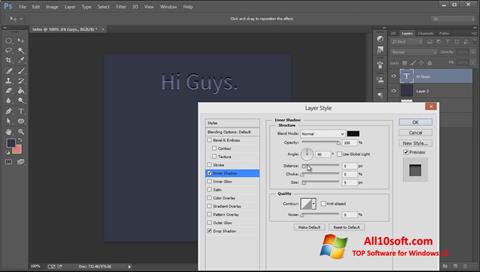Στιγμιότυπο οθόνης Adobe Photoshop CC Windows 10