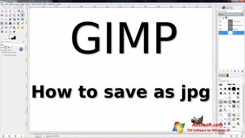 Στιγμιότυπο οθόνης GIMP Windows 10