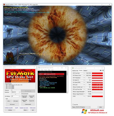 Στιγμιότυπο οθόνης FurMark Windows 10