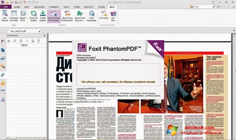Στιγμιότυπο οθόνης Foxit Phantom Windows 10