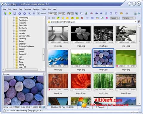Στιγμιότυπο οθόνης FastStone Image Viewer Windows 10