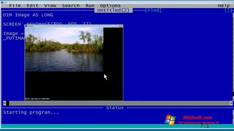 Στιγμιότυπο οθόνης QBasic Windows 10