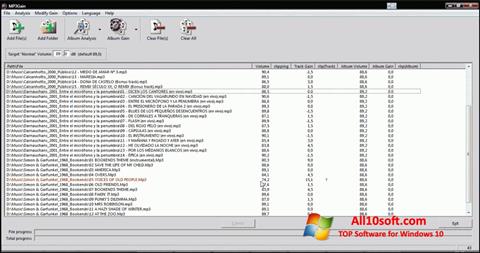 Στιγμιότυπο οθόνης MP3Gain Windows 10