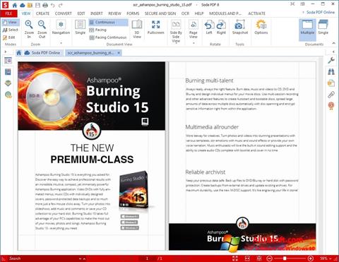 Στιγμιότυπο οθόνης Soda PDF Windows 10
