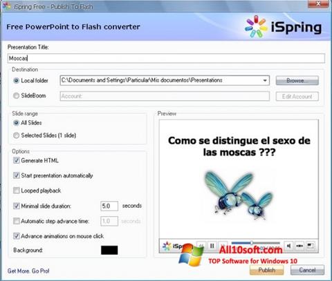 Στιγμιότυπο οθόνης iSpring Free Windows 10