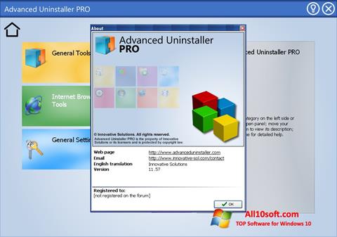 Στιγμιότυπο οθόνης Advanced Uninstaller PRO Windows 10
