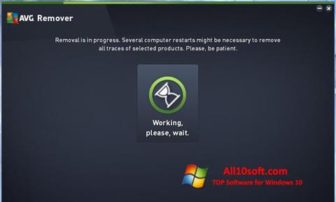 Στιγμιότυπο οθόνης AVG Remover Windows 10