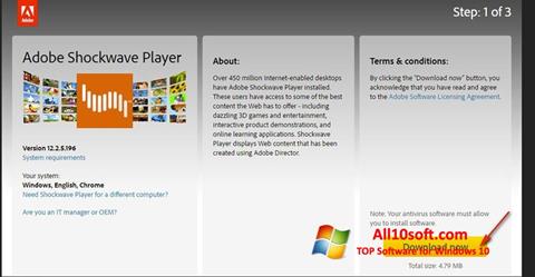 Στιγμιότυπο οθόνης Shockwave Player Windows 10