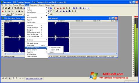 Στιγμιότυπο οθόνης Wavosaur Windows 10