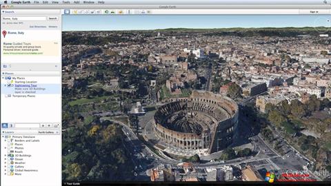 Στιγμιότυπο οθόνης Google Earth Windows 10