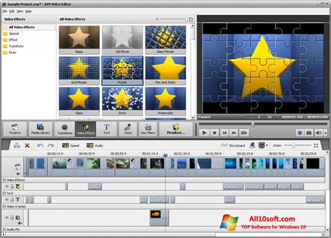 Στιγμιότυπο οθόνης AVS Video Editor Windows 10