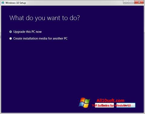 Στιγμιότυπο οθόνης Media Creation Tool Windows 10