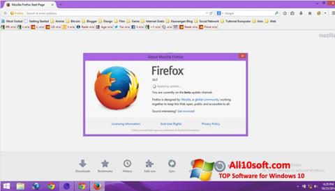 Στιγμιότυπο οθόνης Mozilla Firefox Offline Installer Windows 10