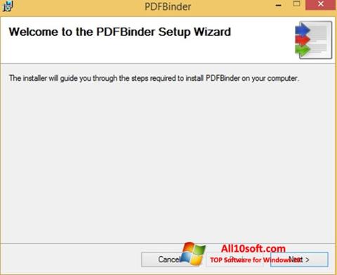 Στιγμιότυπο οθόνης PDFBinder Windows 10