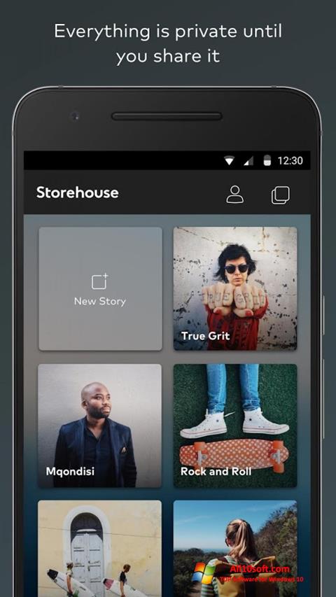 Στιγμιότυπο οθόνης StoreHouse Windows 10
