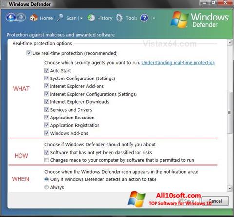 Στιγμιότυπο οθόνης Windows Defender Windows 10