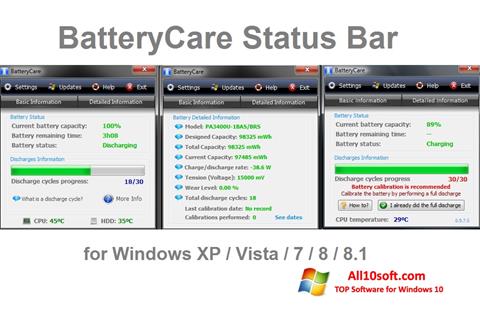 Στιγμιότυπο οθόνης BatteryCare Windows 10