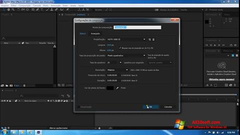 Στιγμιότυπο οθόνης Adobe After Effects CC Windows 10