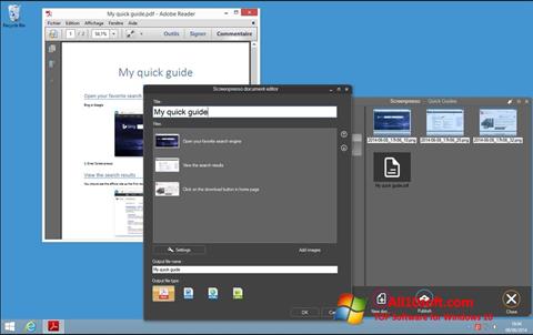 Στιγμιότυπο οθόνης Screenpresso Windows 10