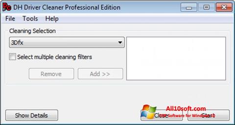 Στιγμιότυπο οθόνης Driver Cleaner Windows 10