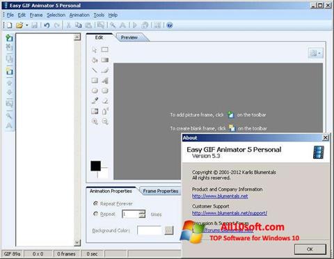 Στιγμιότυπο οθόνης Easy GIF Animator Windows 10