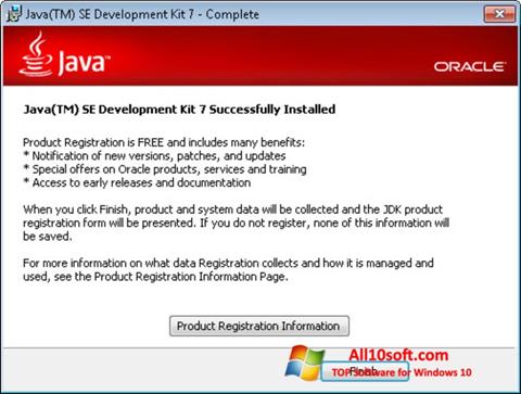 Στιγμιότυπο οθόνης Java Windows 10