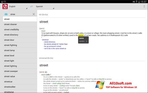 Στιγμιότυπο οθόνης ABBYY Lingvo Windows 10