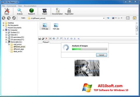 Στιγμιότυπο οθόνης RS File Recovery Windows 10