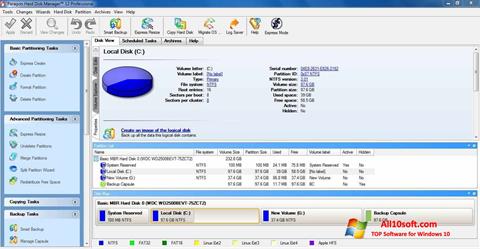 Στιγμιότυπο οθόνης Paragon Hard Disk Manager Windows 10