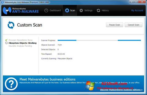 Στιγμιότυπο οθόνης Malwarebytes Anti-Malware Windows 10