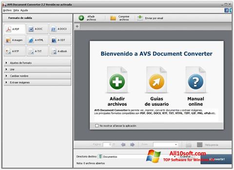 Στιγμιότυπο οθόνης AVS Document Converter Windows 10