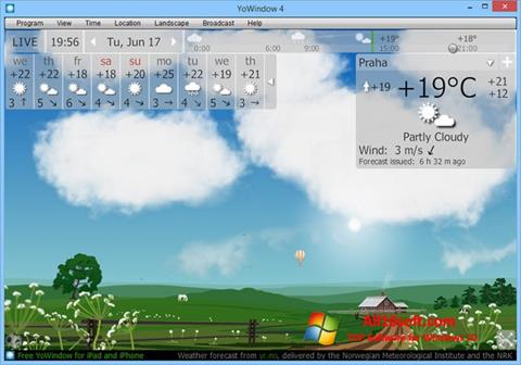 Στιγμιότυπο οθόνης YoWindow Windows 10