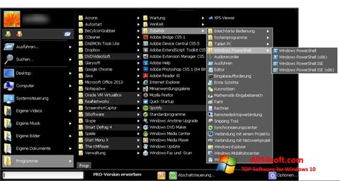 Στιγμιότυπο οθόνης Start Menu X Windows 10