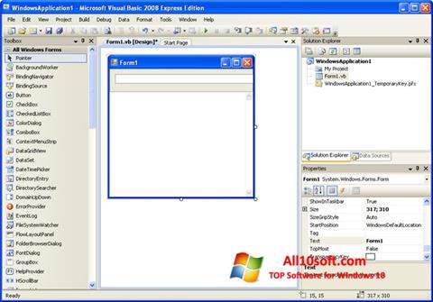 Στιγμιότυπο οθόνης Microsoft Visual Basic Windows 10