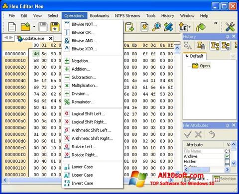Στιγμιότυπο οθόνης Hex Editor Neo Windows 10