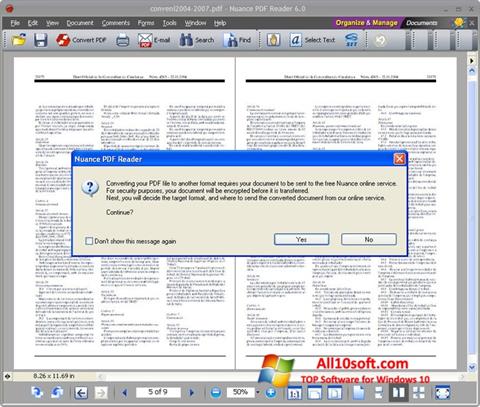 Στιγμιότυπο οθόνης Nuance PDF Reader Windows 10