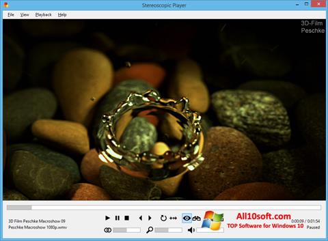 Στιγμιότυπο οθόνης Stereoscopic Player Windows 10