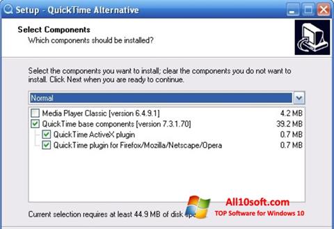 Στιγμιότυπο οθόνης QuickTime Alternative Windows 10