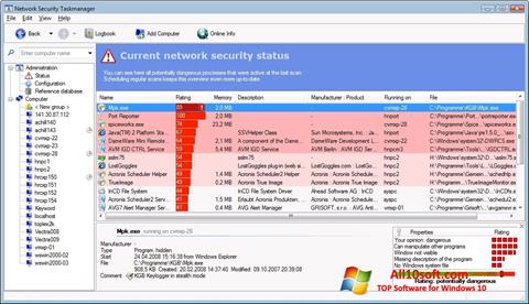 Στιγμιότυπο οθόνης Security Task Manager Windows 10