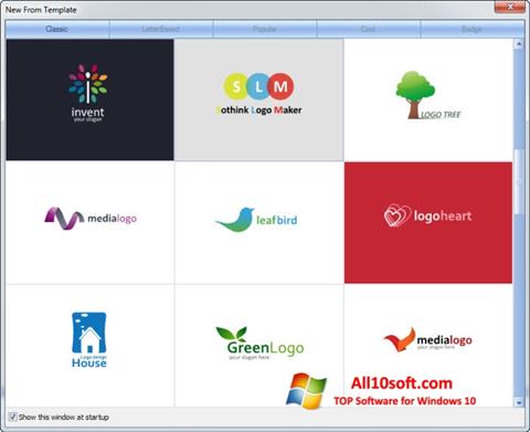 Στιγμιότυπο οθόνης Sothink Logo Maker Windows 10