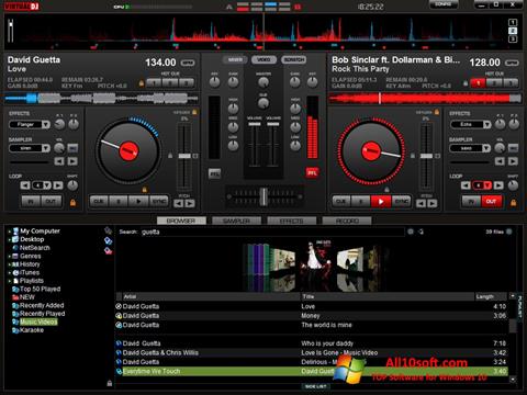 Στιγμιότυπο οθόνης Virtual DJ Pro Windows 10