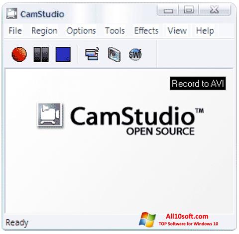 Στιγμιότυπο οθόνης CamStudio Windows 10
