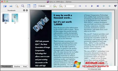 Στιγμιότυπο οθόνης DjView Windows 10