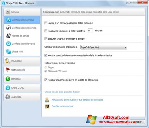 Στιγμιότυπο οθόνης Skype Beta Windows 10