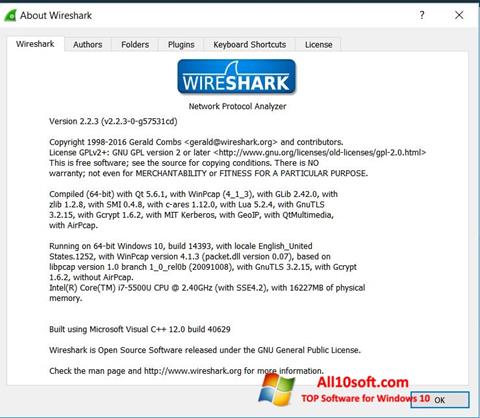 Στιγμιότυπο οθόνης Wireshark Windows 10