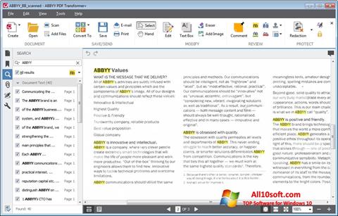 Στιγμιότυπο οθόνης ABBYY PDF Transformer Windows 10