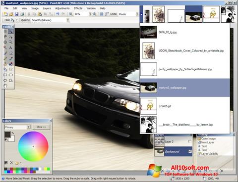 Στιγμιότυπο οθόνης Paint.NET Windows 10
